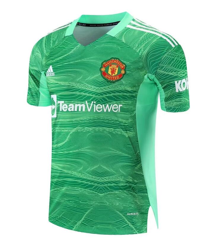 2021/22 Manchester United Dark Green Goalkeeper Soccer Jersey Shirt